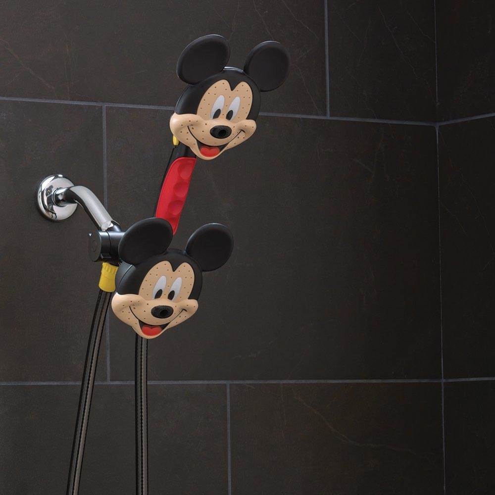 Oxygenics Disney Mickey Mouse Combo Dual Fixed & Handheld Shower Head (Open Box)