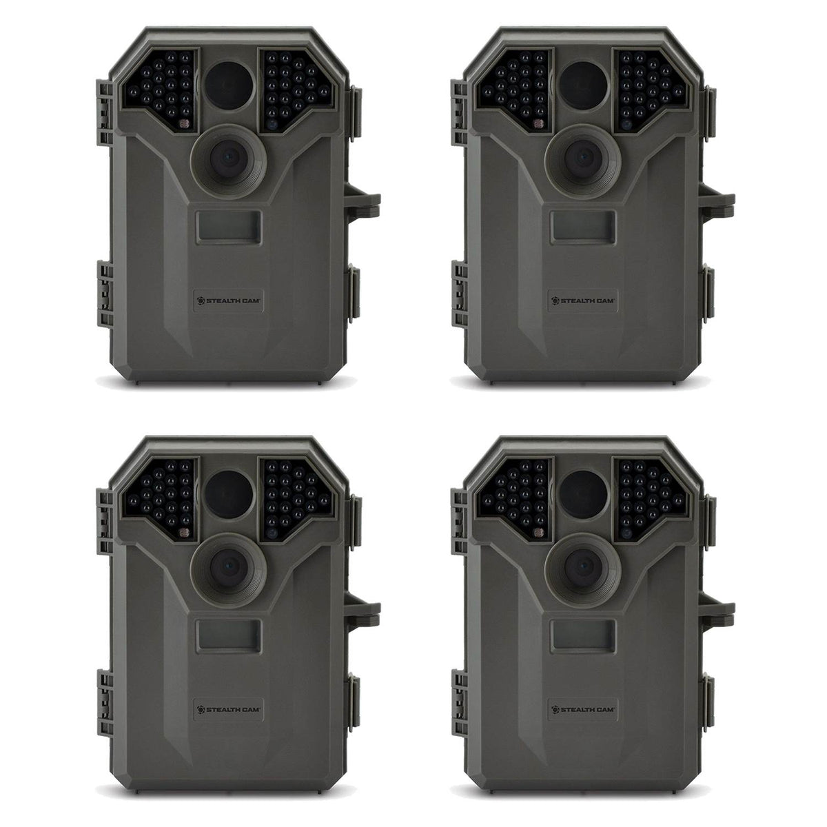 Stealth Cam 8MP No Glo Invisible Infrared Game Trail Camera, 4 Pack | STC-P36NG