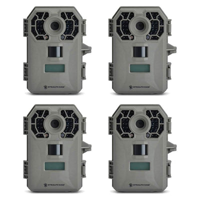 Stealth Cam G42NGNC 10MP HD IR Game Trail Camera, 4 Pack (Certified Refurbished)