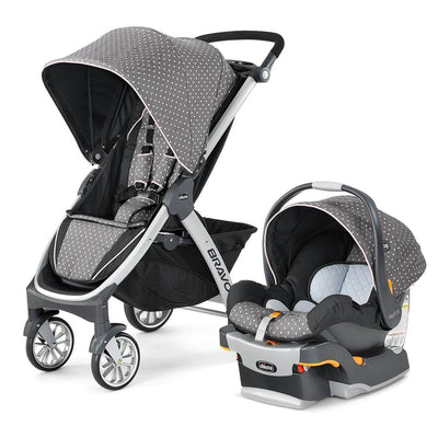 Chicco 3 in 1 Single Travel System with 30 Car Seat and Base, Lilla (Open Box)