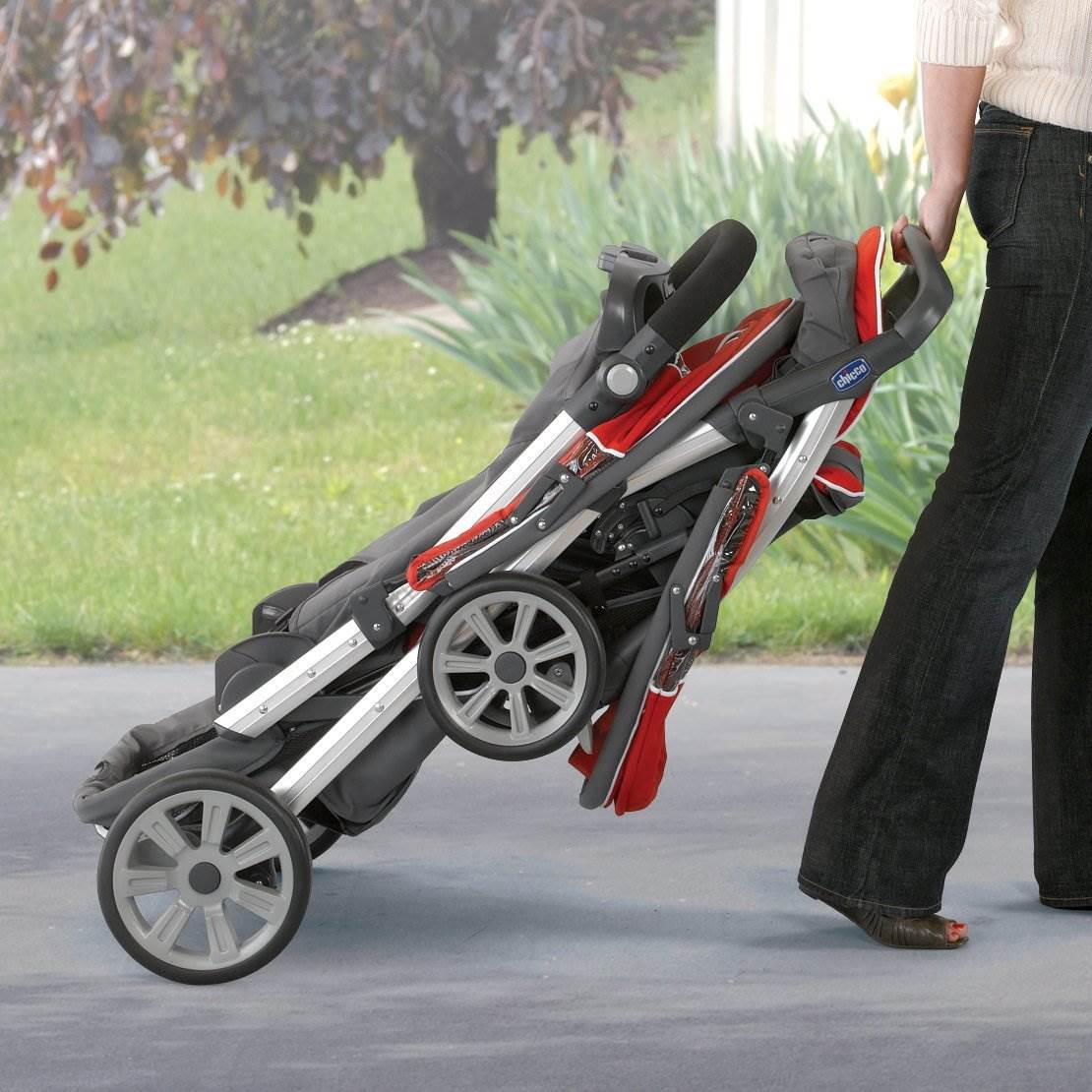 Chicco Cortina Travel System Car Seat Compatible Double Stroller | Open Box