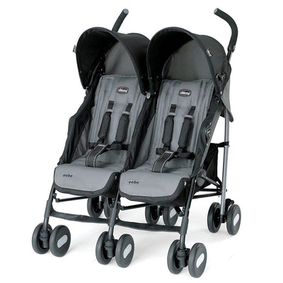 Chicco Echo Twin Side by Side Baby Toddler Double Umbrella Stroller (Open Box)