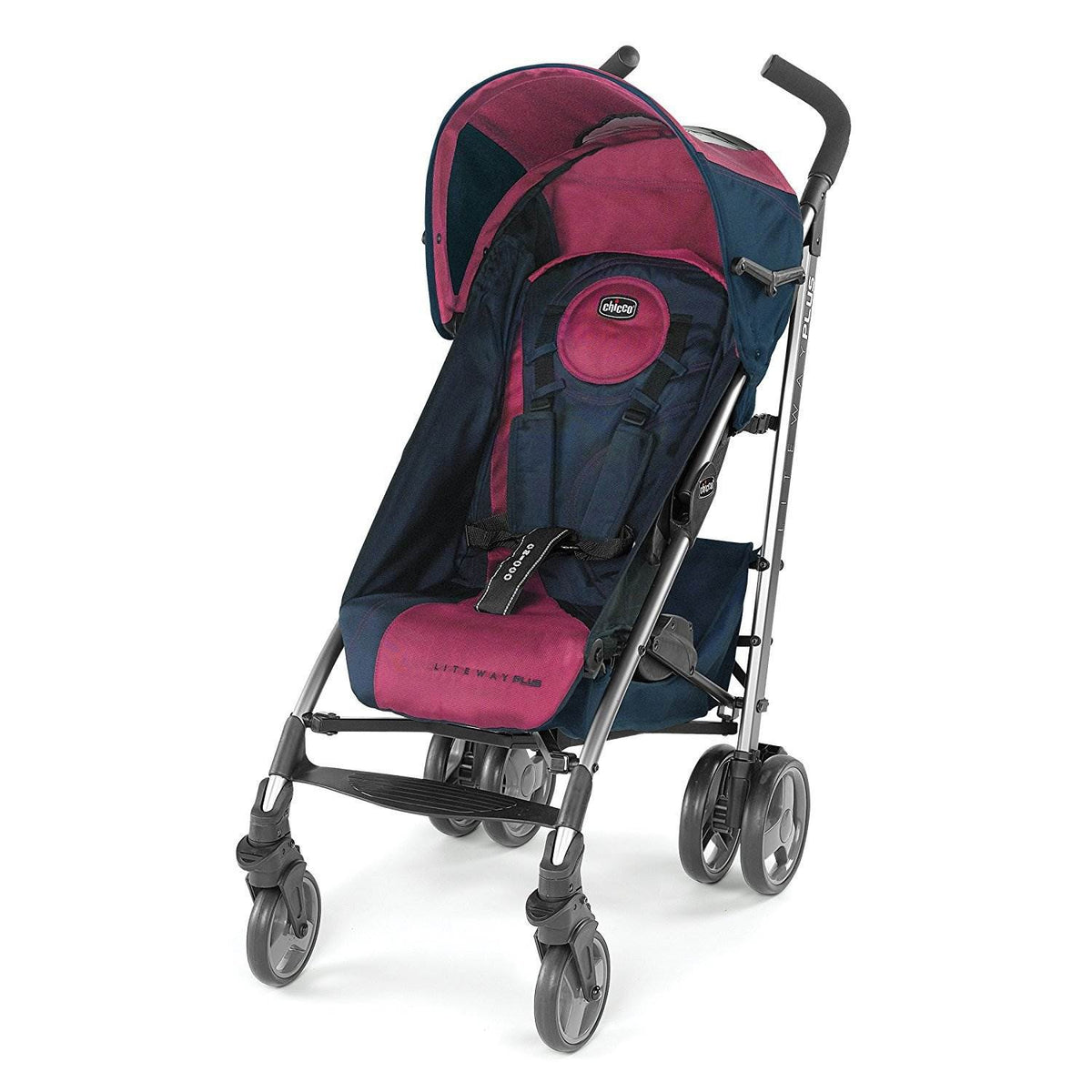 Chicco Liteway Plus 2-in-1 Car Seat Converting Stroller, Blackberry | Used
