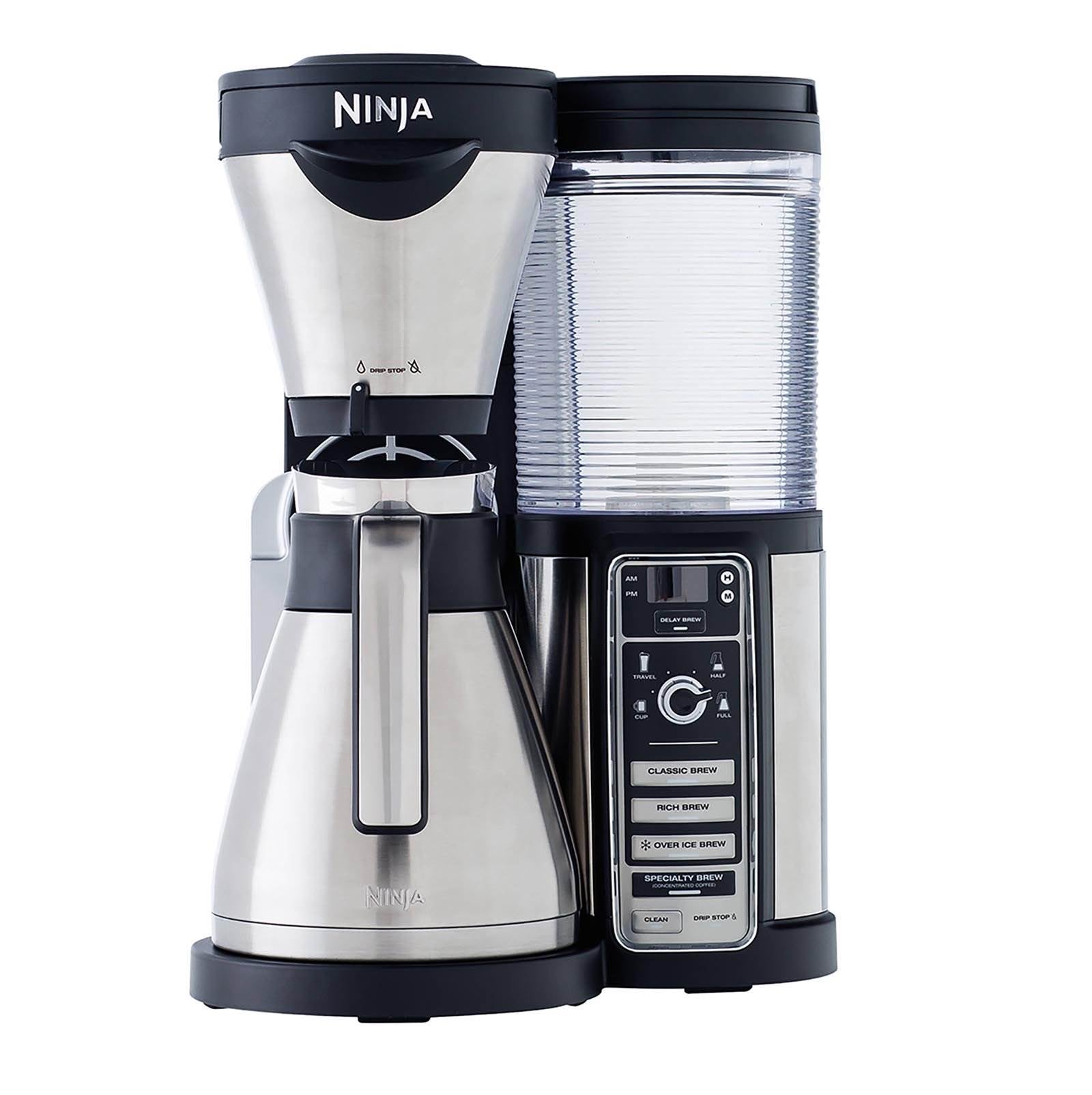 Ninja Coffee Bar, Carafe, Frother, Recipes & Grinder (Certified Refurbished)