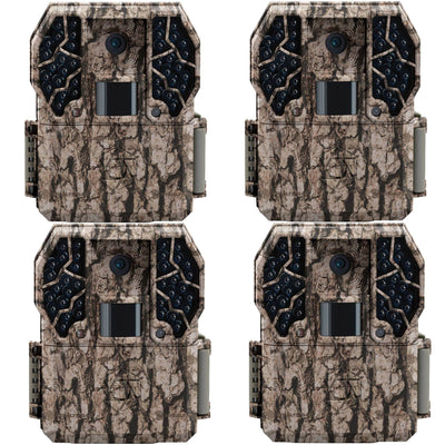 Stealth Cam Z36 No Glo 80' 10 MP 30 FPS Video IR LCD Trail Game Camera (4 Pack)