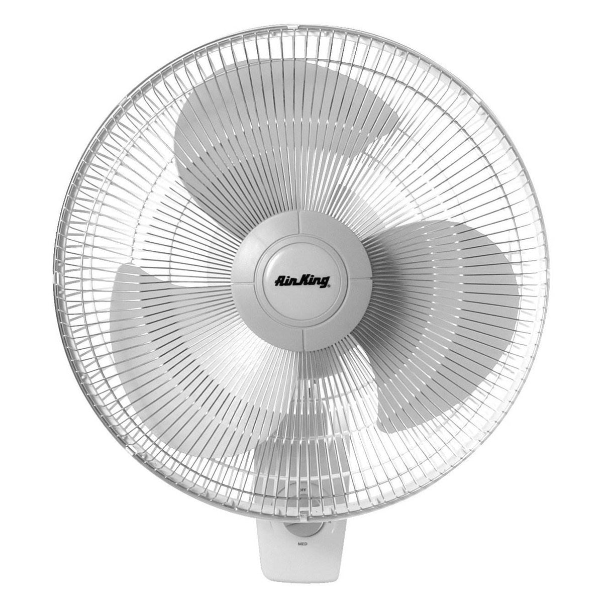 Air King 16 Inch Commercial Grade Oscillating 3 Blade Wall Mount Fan (8 Pack)