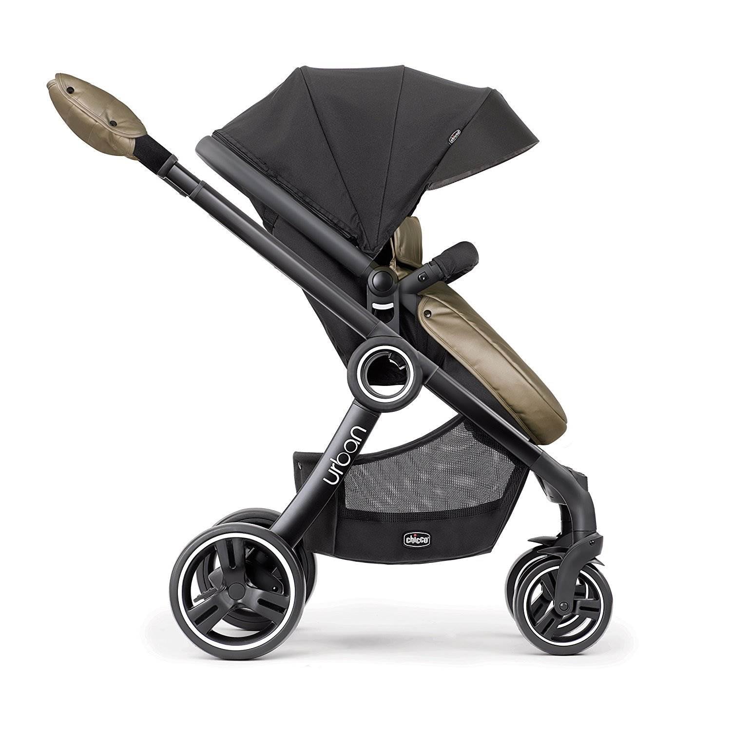 Chicco 6 in 1 Compact Baby Stroller, Beige Truffle | Open Box