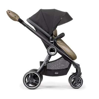 Chicco 6 in 1 Compact Baby Stroller, Beige Truffle | Open Box
