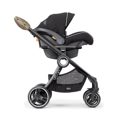 Chicco 6 in 1 Compact Baby Stroller, Beige Truffle | Open Box
