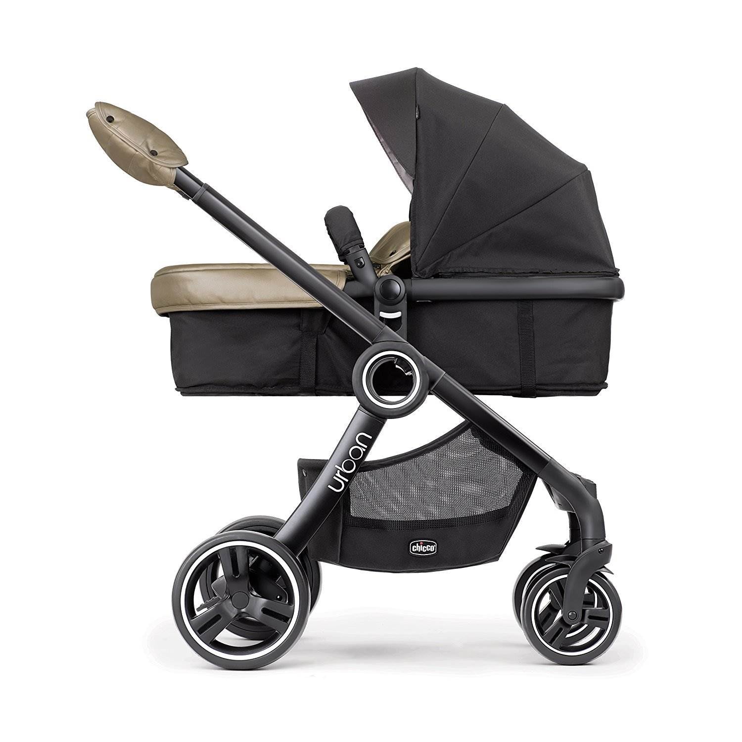 Chicco 6 in 1 Compact Baby Stroller, Beige Truffle | Open Box