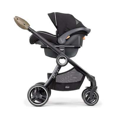 Chicco 6 in 1 Compact Baby Stroller, Beige Truffle | Open Box