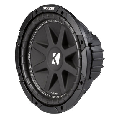 Kicker 15" 600W Dual Loaded Subwoofer Box w/ 2000W 4-Ch. Amplifier & Wiring Kit