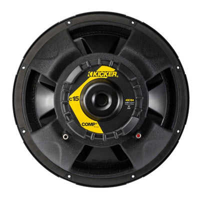 Kicker 15" 600W Dual Loaded Subwoofer Box w/ 2000W 4-Ch. Amplifier & Wiring Kit