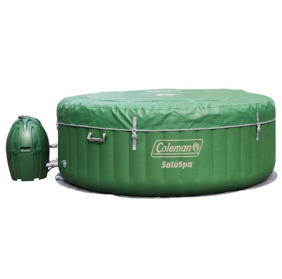 Coleman 6 Person Inflatable Hot Tub + Music Center + 6 Filters + Cleaning Set