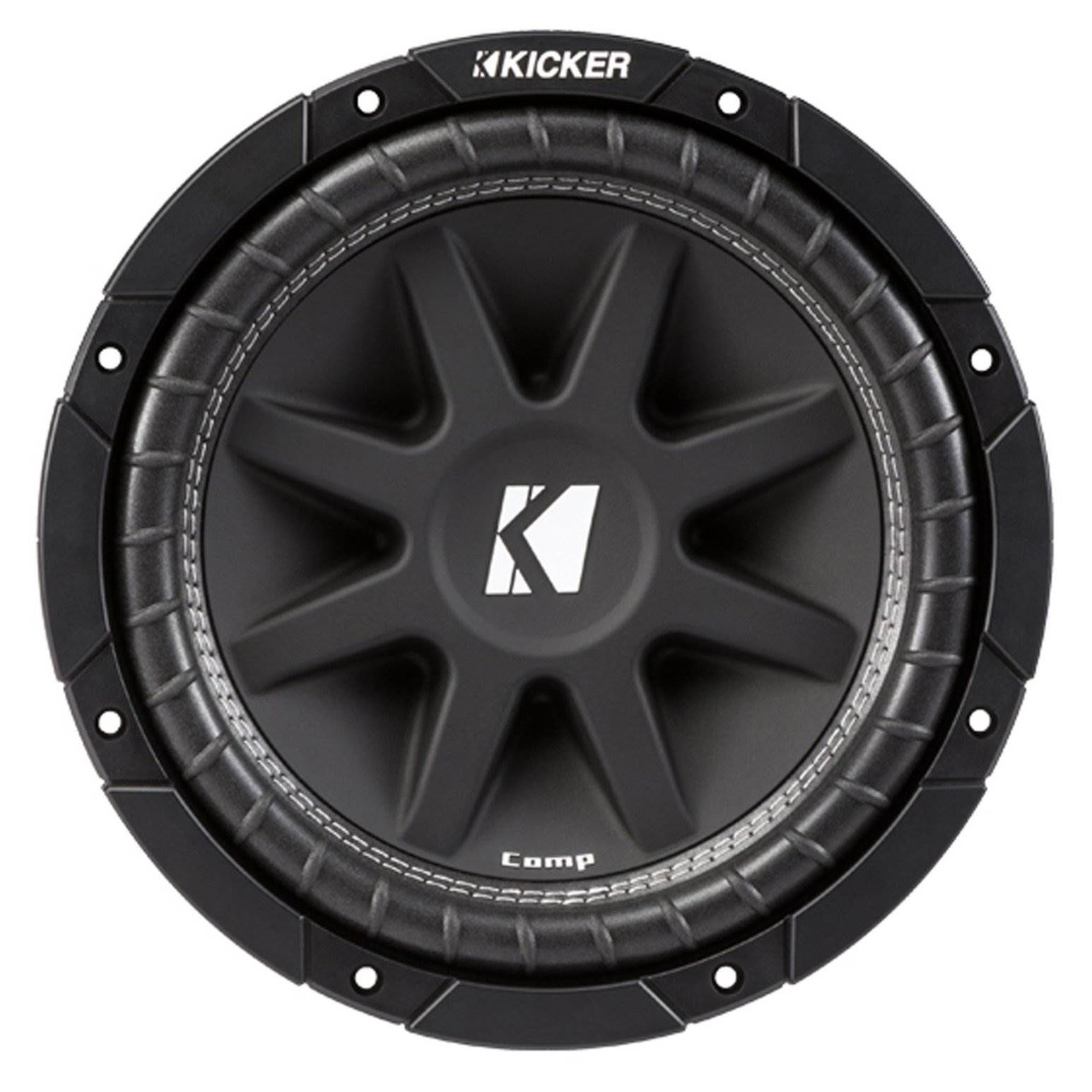 Kicker 15" 600W Subwoofers, 2 Pack + 1000W 2 Channel Amplifier + Wiring Kit