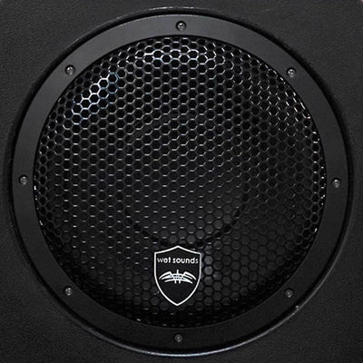 Wet Sounds 500W Marine 10" Subwoofer Enclosure Stealth AS-10 | Open Box