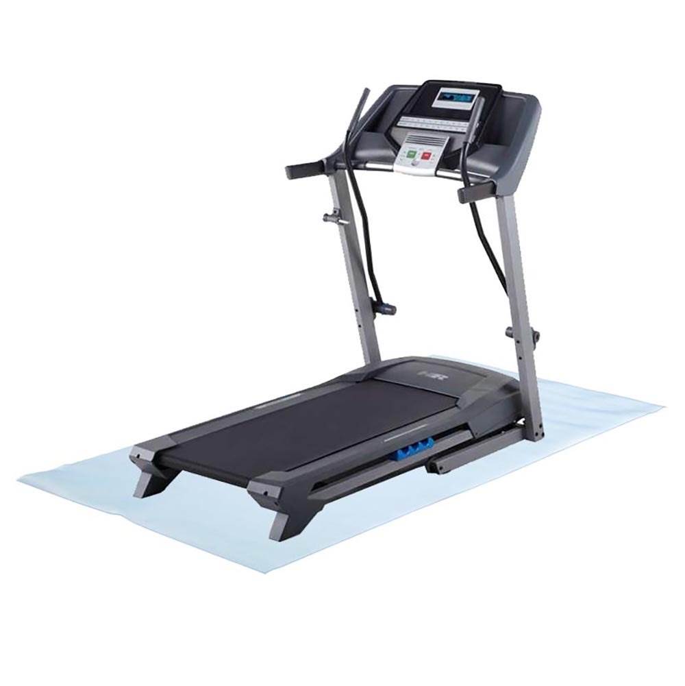 NordicTrack 3' x 6' Durable Exercise Fitness Equipment Vinyl Floor Mat, Clear