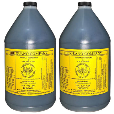 Hydrofarm GUBS128C Super Bat Budswel Hydroponic Soil Nutrient, 1 Gallon (2 Pack)