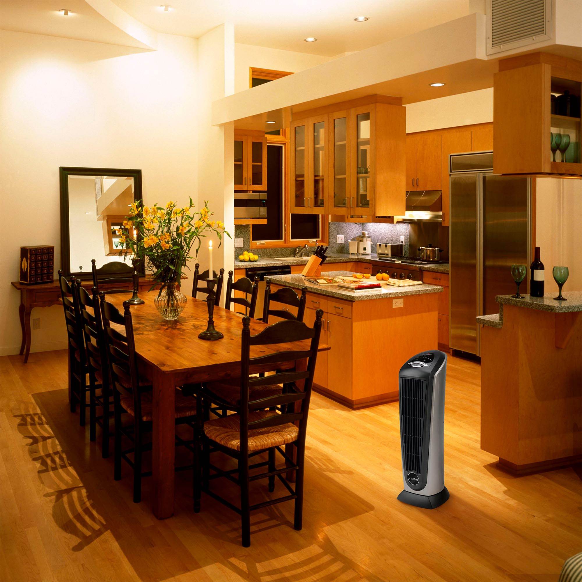 Lasko 1500 Watt 2 Speed Ceramic Oscillating Tower Heater with Remote (Used) - VMInnovations