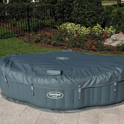 Bestway 2 Person Inflatable Hot Tub + Music Center + 6 Filters + Cleaning Set