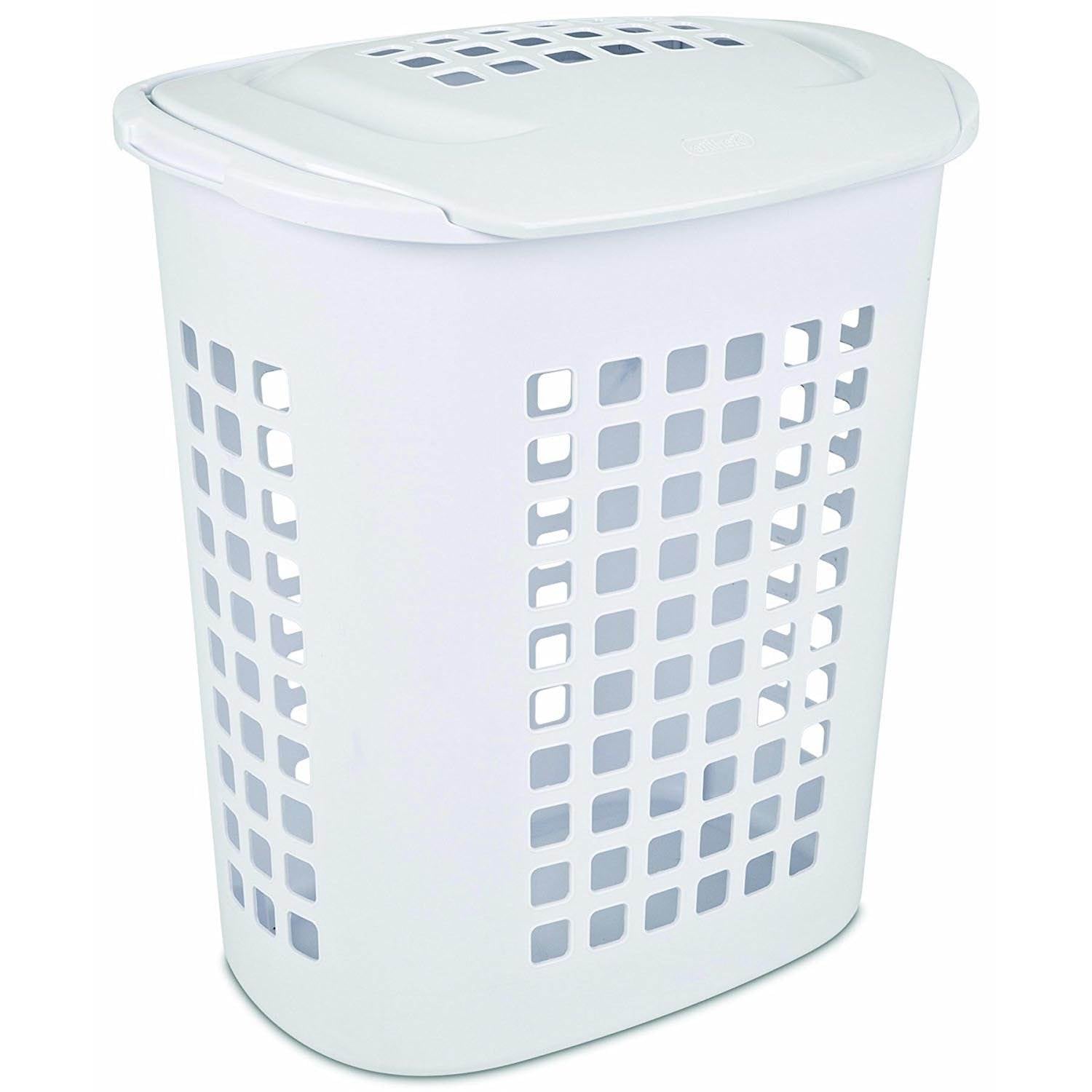 Sterilite 2.3 Bushell 81 Liter Lift Top XL Laundry Basket Hamper (Open Box)