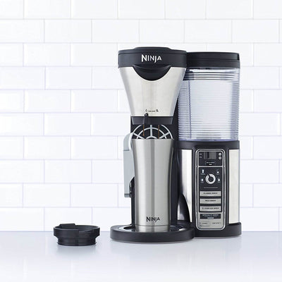 Ninja Coffee Bar + Recipes + Travel Mug + Insulated Cups (Certified Refurbished)