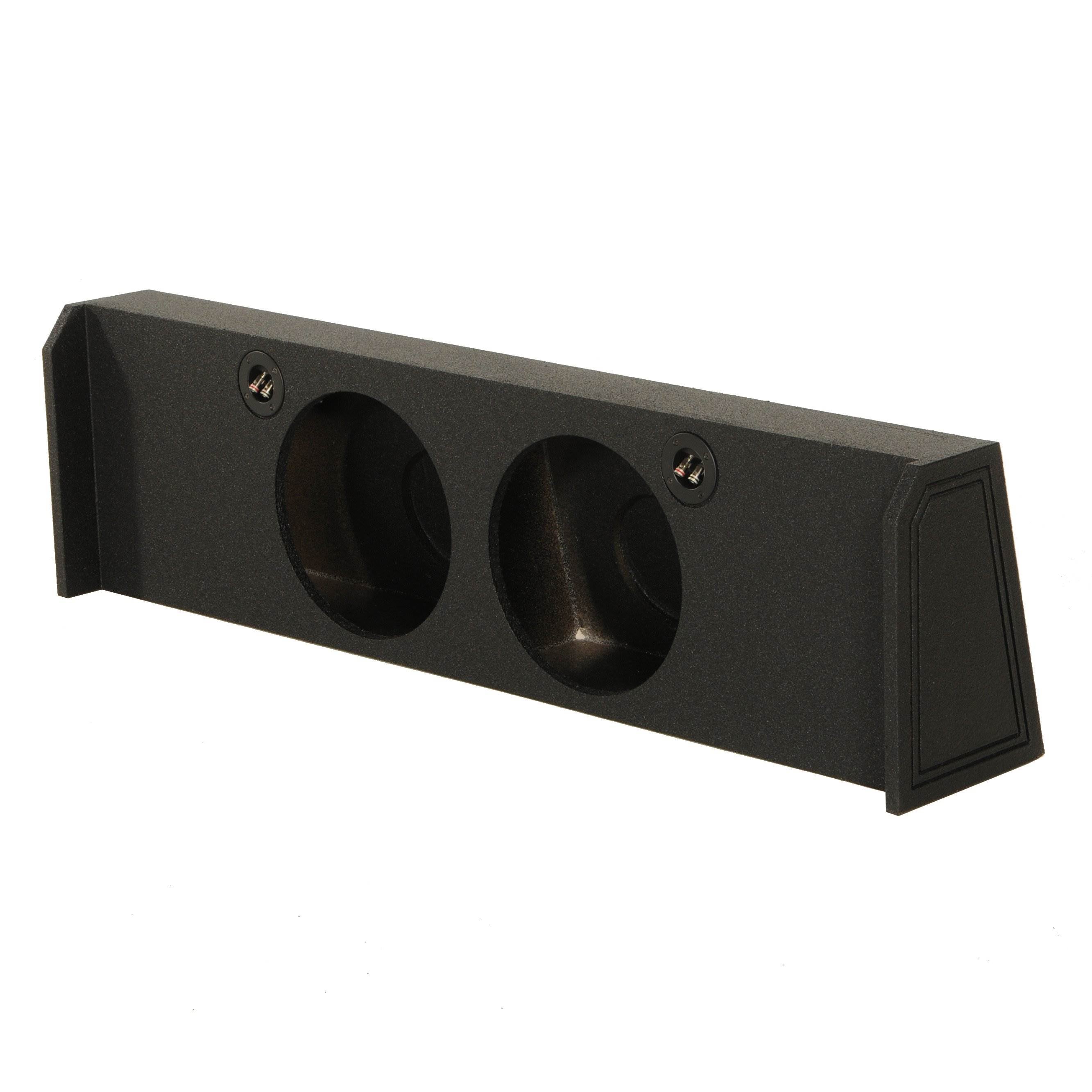 Q Power 10" Downfire 2 Hole 2009-2016 F150 Super Crew Subwoofer Box | Open Box