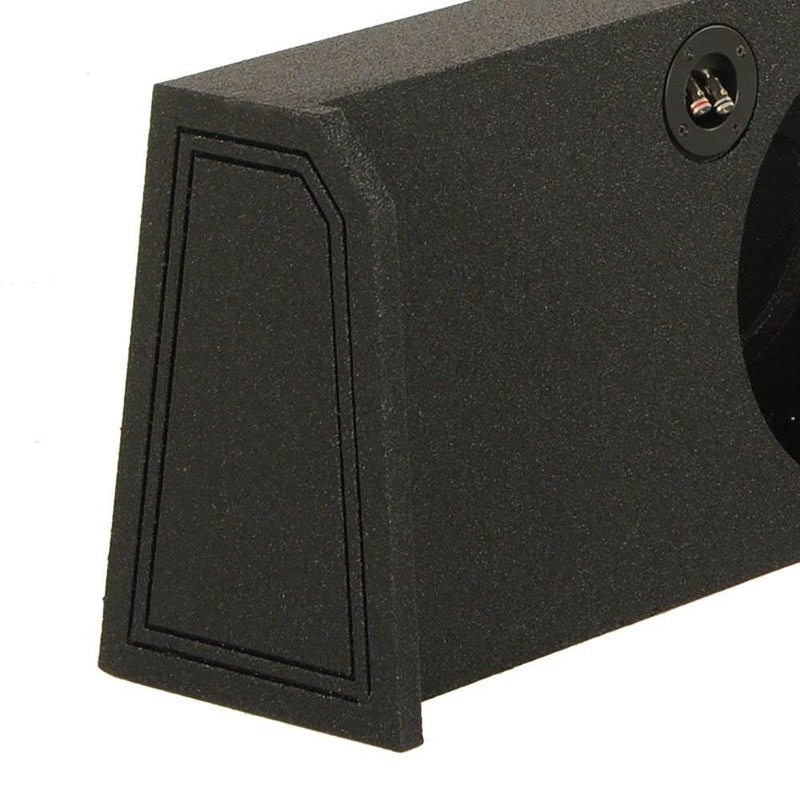 QPower 12" Downfire 2 Hole 2009-2016 F150 Super Crew Subwoofer Box (For Parts)