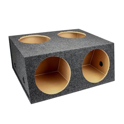 Q Power Quad 4 Hole 12" Sealed Divided Subwoofer Enclosure (Used) - VMInnovations