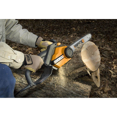 Worx 16-Inch Bar Powerful 14.5 Amp Lightweight Electric Chainsaw