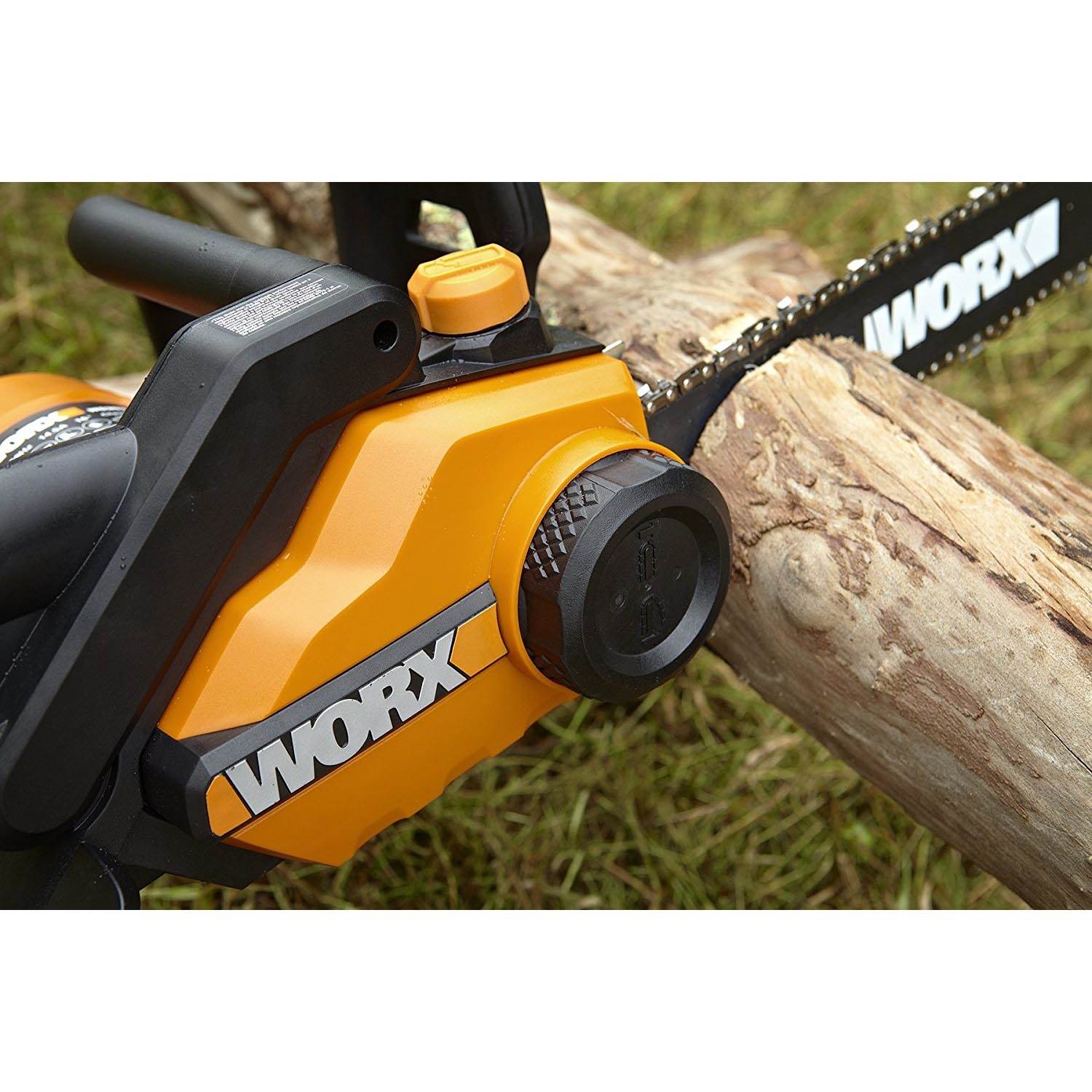 Worx 16-Inch Bar Powerful 14.5 Amp Lightweight Electric Chainsaw