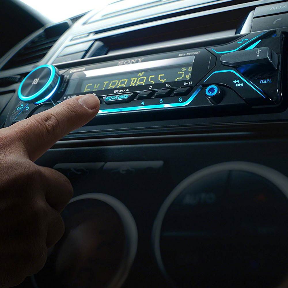 Sony Car Audio Single DIN CD Player Stereo Receiver with Bluetooth | Open Box