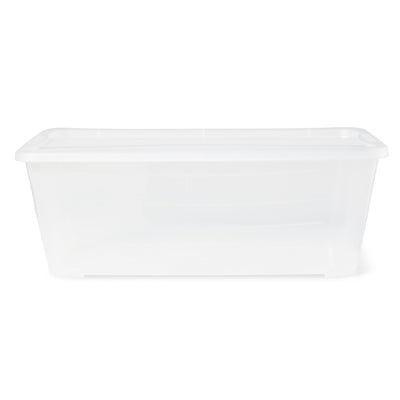 Life Story 5.5 Quart Rectangular Clear Protective Storage Shoe Box (216 Pack)