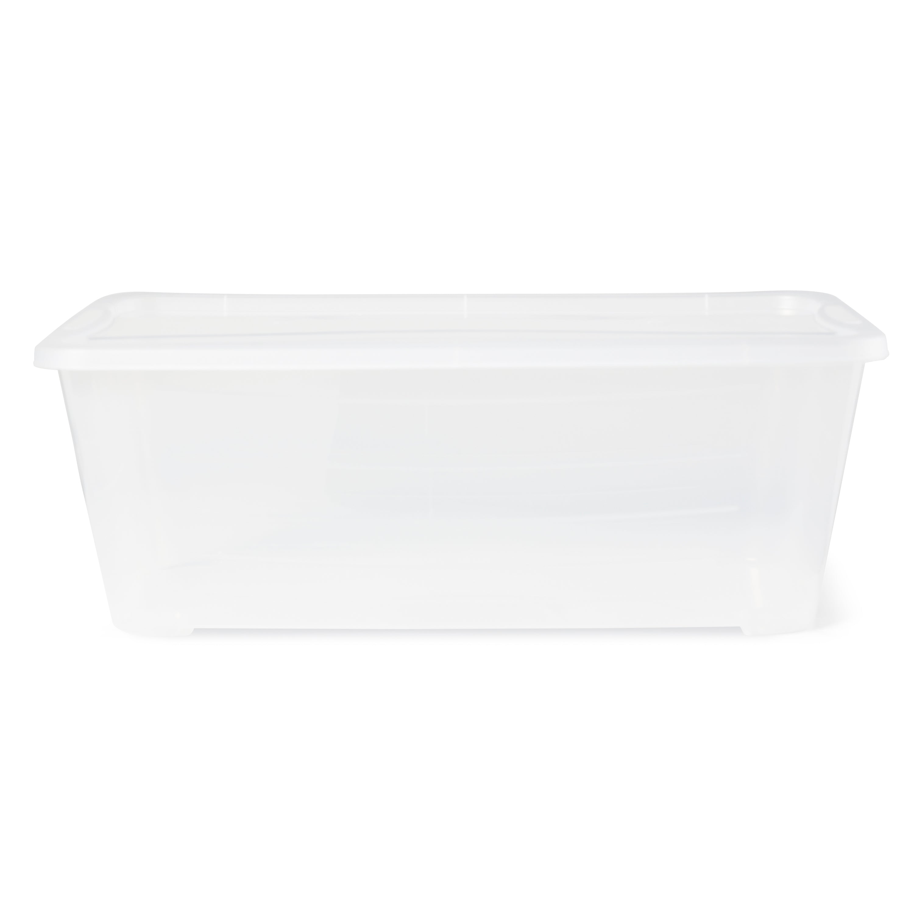 Life Story 5.5 Quart Rectangular Clear Protective Storage Shoe Box (108 Pack)