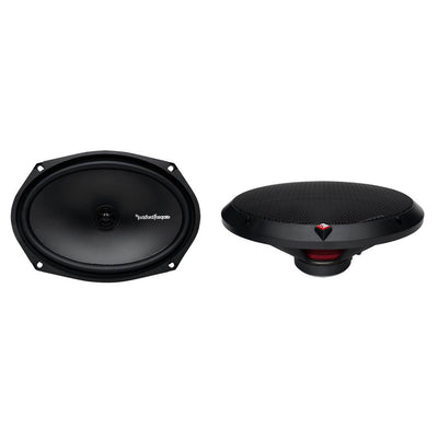 Polk DB402 4-Inch 135W 2-Way w/ Rockford Fosgate 6x9-Inch 130W 2-Way Speakers