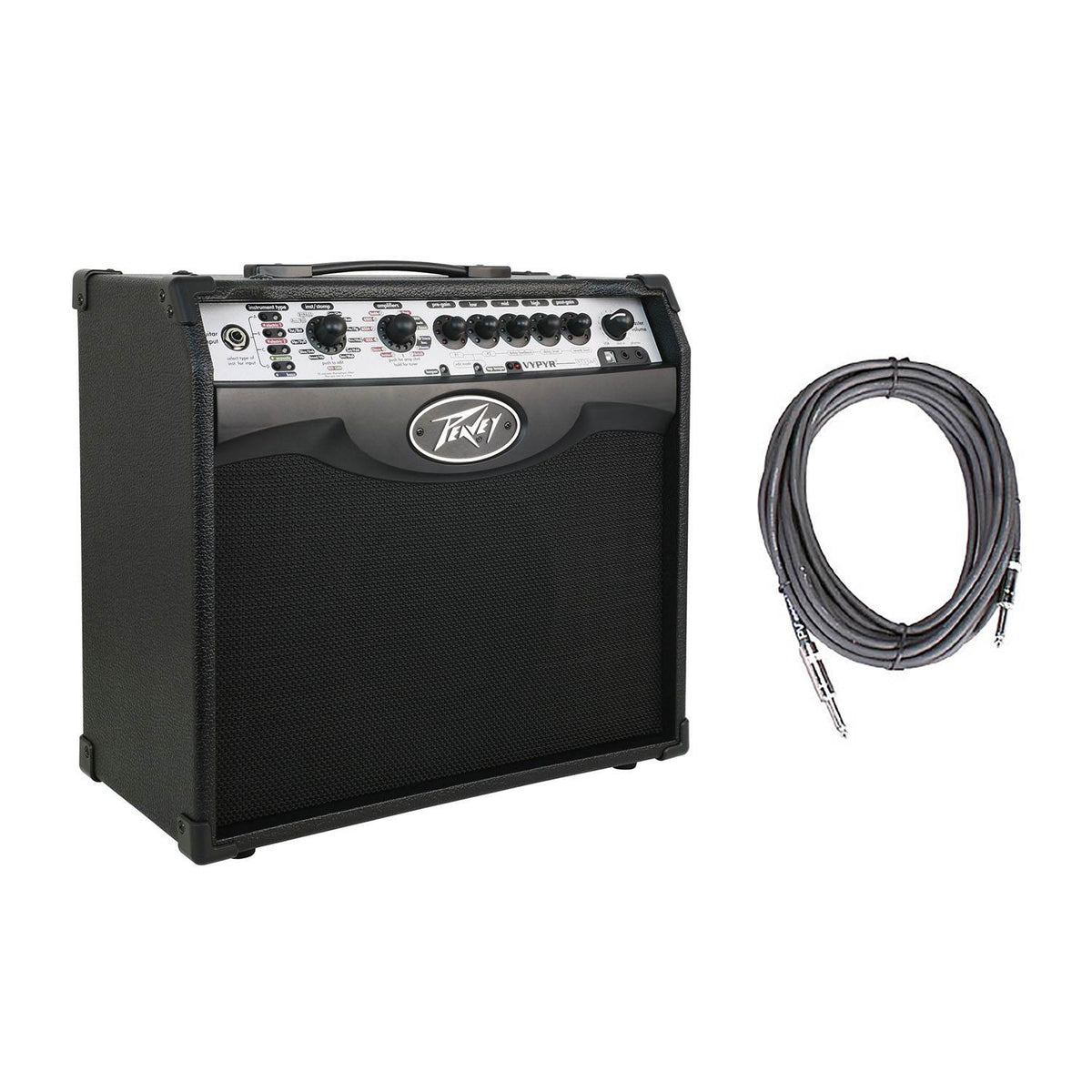 Peavey Vypyr VIP 1 Combo Modeling Guitar Amp 20 Watt Amplifier + 10' Cable