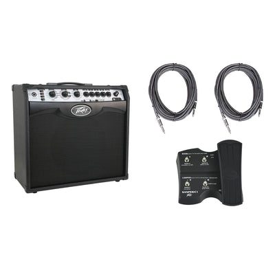 Peavey Vypyr VIP 2 Combo Modeling Amp + Sanpera I Foot Controller + 2 10' Cables