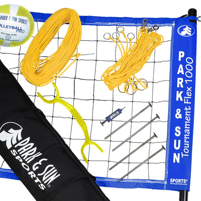Park & Sun Sports Tournament Flex Portable Outdoor Volleyball Net Set (Used)
