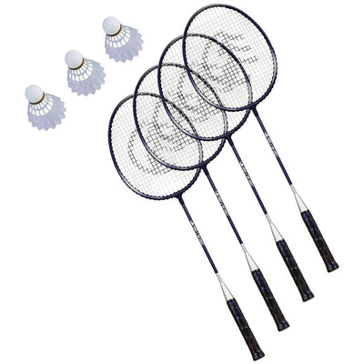 Park & Sun Sports Portable Outdoor Badminton Set & Carry Case, Yellow(For Parts)