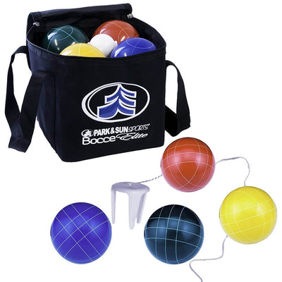 Park & Sun Sports Bocce Elite Pro 109mm Set with Deluxe Carrying Bag (Open Box)