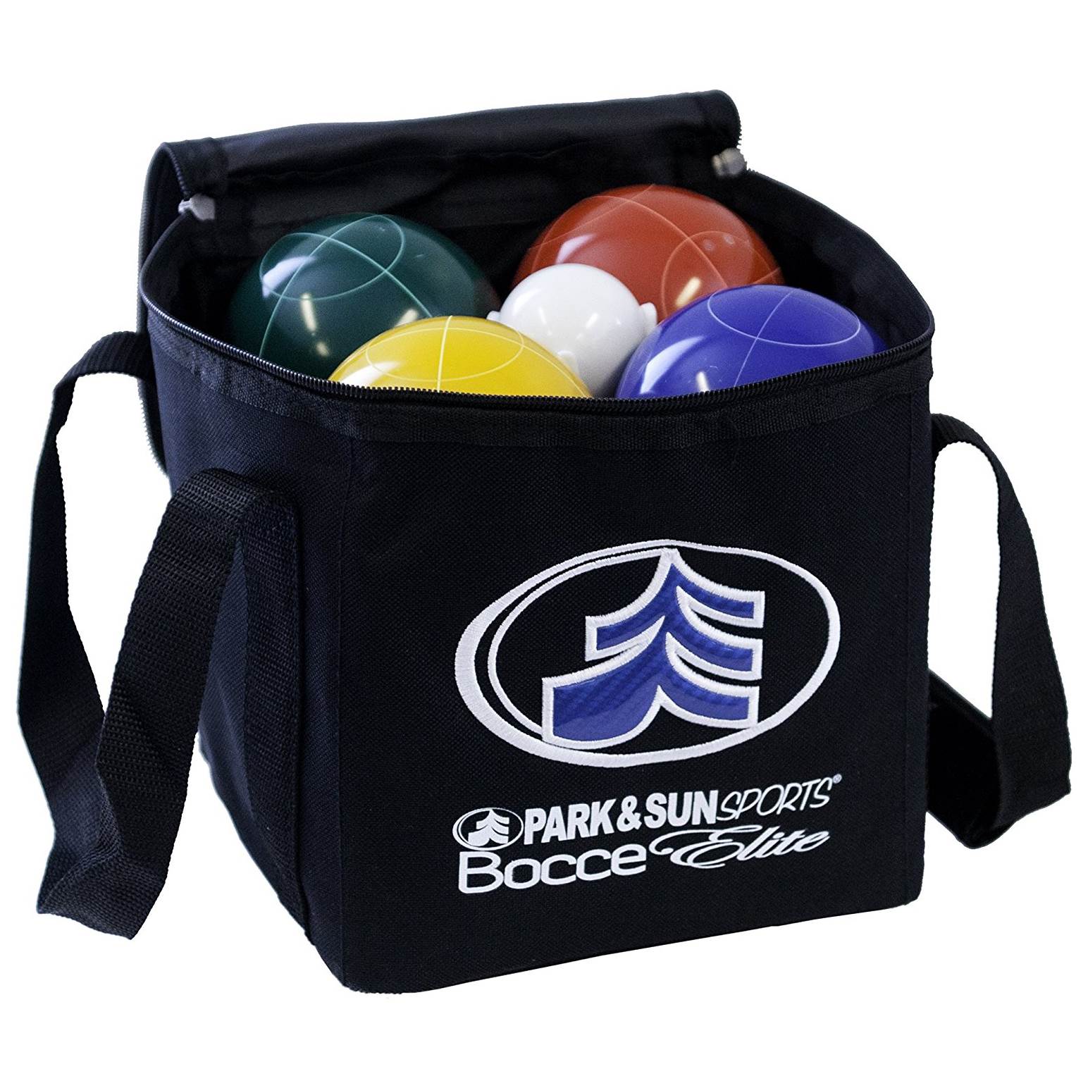 Park & Sun Sports Bocce Elite Pro 109mm Set with Deluxe Carrying Bag (Open Box)