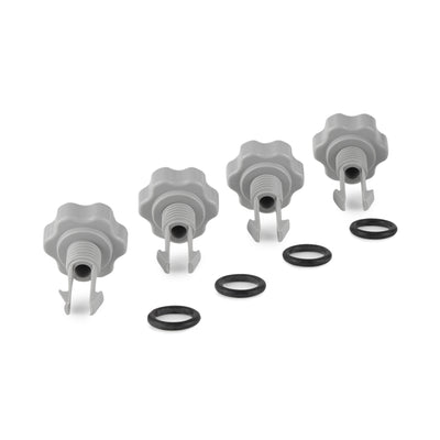Intex Set of Air Release Valves w/ O-Rings for Filter Pumps, 4 Pack (Open Box)