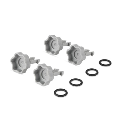Intex Set of Air Release Valves w/ O-Rings for Filter Pumps, 4 Pack (Open Box)