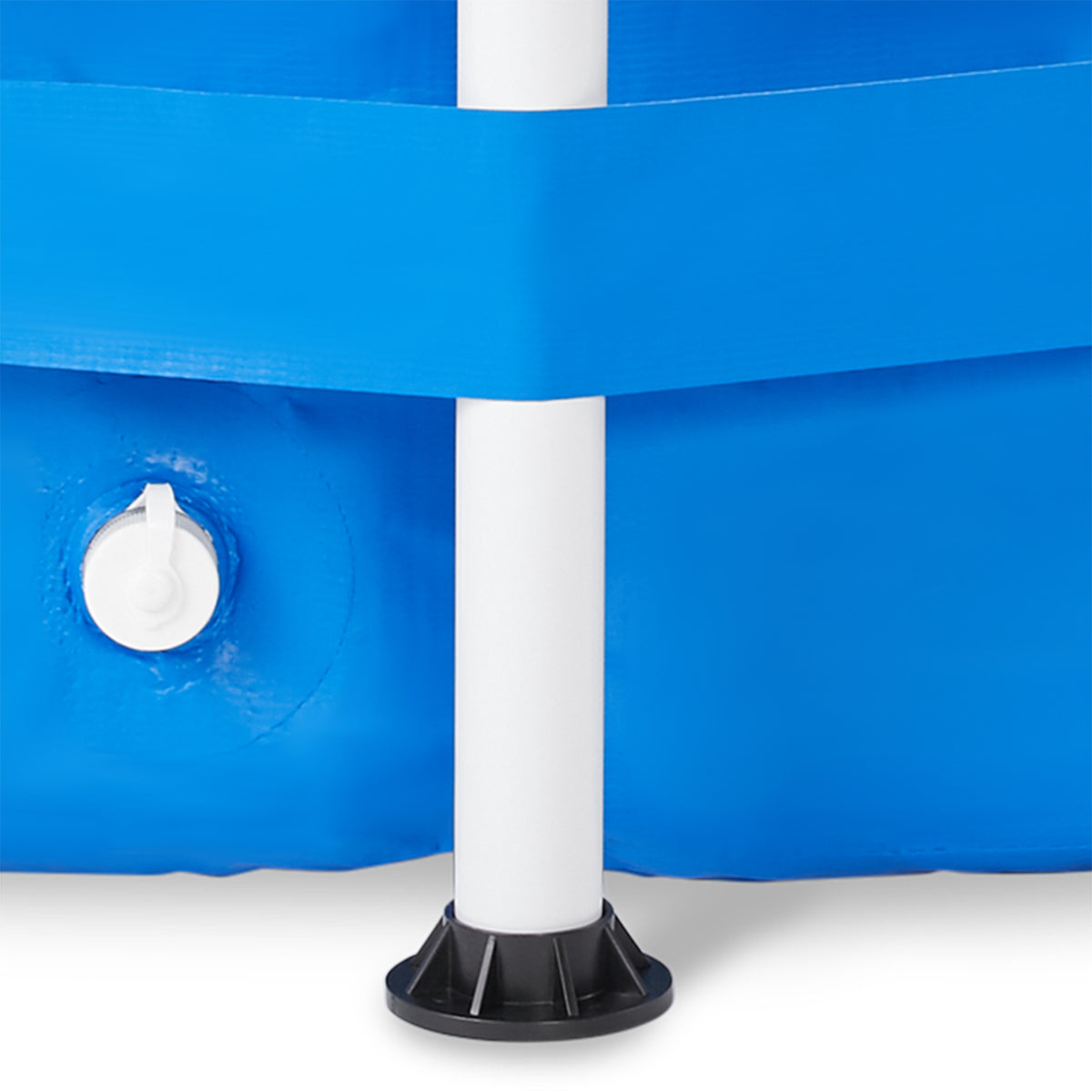 Intex 13-16 Foot Metal Frame Pool Replacement Leg Caps, 2016 & After (Open Box)