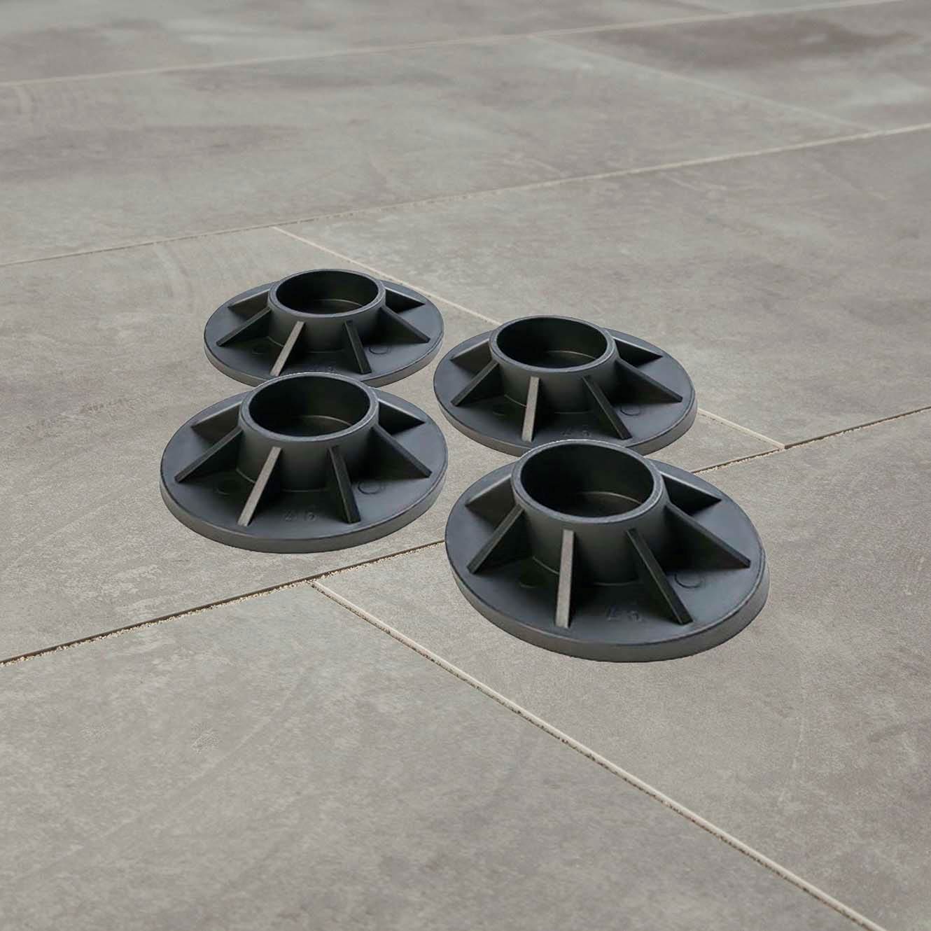 Intex 18-24' Metal Frame Pool Replacement Leg Caps, 2016 & After (Open Box)