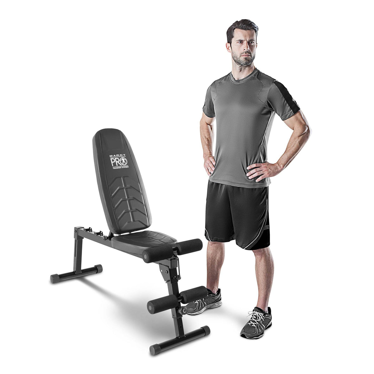 Marcy Pro Deluxe Adjustable Strength and Weightlifting Training Utility Bench