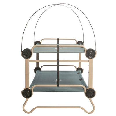 Disc-O-Bed XLarge Cam-O-Bunk Bunked Realtree Double Cot + Mosquito Net and Frame