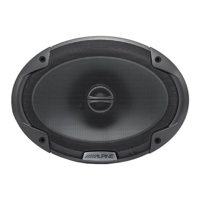 Alpine Type-E 6 x 9 Inch 300W Coaxial 2-Way Car Audio Speakers, Pair (Open Box)