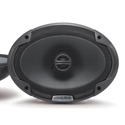 Alpine Type-E 6 x 9 Inch 300W Coaxial 2-Way Car Audio Speakers, Pair (Open Box)
