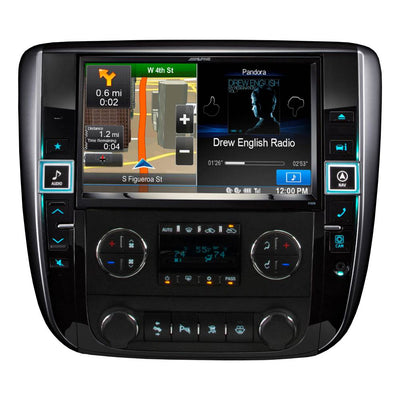 Alpine GM Truck & SUV 9-Inch 2-DIN In-Dash Bluetooth Restyle Audio & GPS System